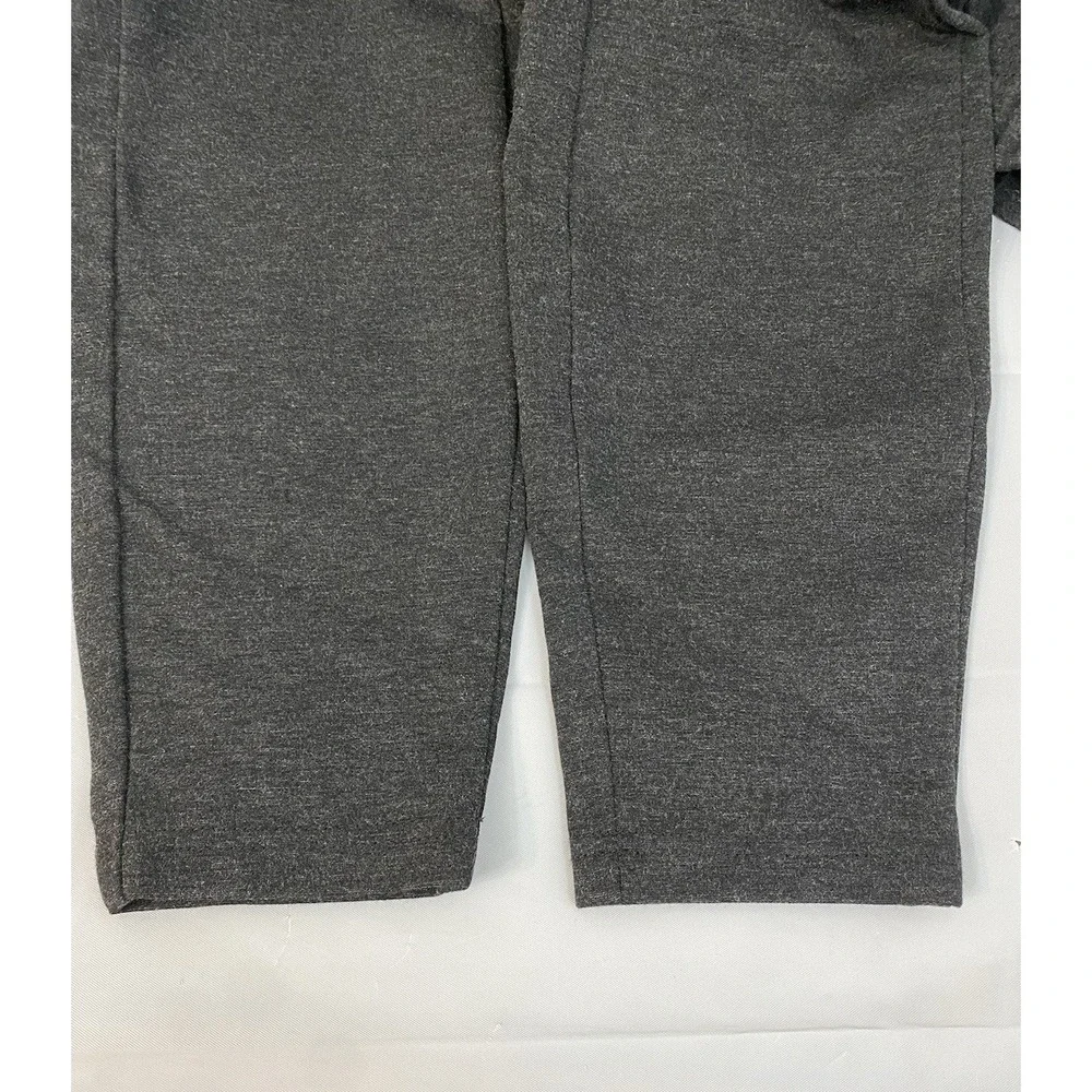 J Jill Women Leggings Pants Size‎ M Ponte Knit Pull On Mid Rise Gray Zip Pockets